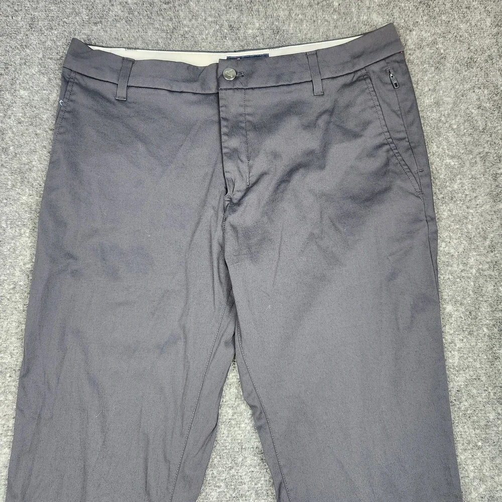 Birddogs Pants Mens 34x34 Gray Slim Fit Stretch Chino‎ Zip Pocket Casual Comfort - Picture 2 of 15